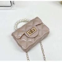 ราคา กระเป๋าสะพายข้างเด็กผู้หญิง กระเป๋าถือทรงกลมประดับลูกปัดสุดน่ารัก กระเป๋าสะพายไหล่เดี่ยวสำหรับเด็กผู้หญิง กระเป๋าแฟชั่นสำหรับเด็ก (23232522167)