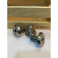 ราคา น็อตแผงคอ เคอา KR สแตนเลส สีเงิน จี้ลาย น้อตใส่แผงคอ (21572872362)