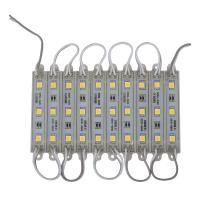 ราคา 1 10pcs 5050 SMD 3 LED Module LED Strip String Light Waterproof DC 12V warm white (21342863405)