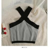 ราคา เสื้อกล้ามหญิง เสื้อครอปแขนกุด เสื้อไหมพรมเสื้อแฟชั้นผู้หญิง พร้อมส่ง (21321111957)