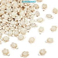 ราคา SUPERDANT 1Box 4 Strands about 92 Pcs Tortoise Turquoise Bead Strands Floral White Turtle Charms Gemstone Stone Spacer Beads for Jewelry Making DIY Bracelet Necklace (22558892901)
