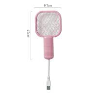 ราคา ไม้ตียุงไฟฟ้าmini แถมหัวเสียบUSB พกพาสะดวก ไม้ช็อตยุงไฟฟ้า ไม้ตีแมลงวัน ทีดักแมลง ไม้ตีแมลง Mosquito swatter (22140809990)