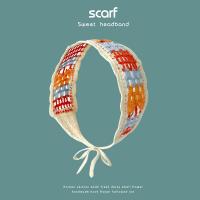 ราคา ผ้าถักโครเชต์ ลายทาง สไตล์วินเทจผ้าผ้าโพกหัวแใส่คาดผมสวยๆ (23139214890)