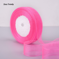 ราคา QIAN TI ZI 2 5ซม 50หลาริบบิ้นผ้าไหมแก้วคริสต์มาสปาร์ตี้ DIY ที่บ้านให้ผ้าคลุมของตกแต่งงานแต่งงานริบบิ้นผ้าพันคอ DIY (22424755067)