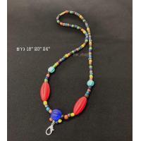 ราคา สร้อยคอลูกปัดโบราณ ลูกปัดหินสี พร้อมส่ง (11988934587)