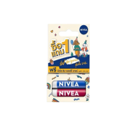 ราคา 1แถม1 มีให้เลือก 4 สูตร Nivea shine lip balm 4 8g 2 นีเวีย ลิปบำรุงริมฝีปาก 4 8กรัม 2 (16726479304)