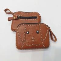 ราคา น้องหมา กระเป๋าใส่เหรียญ ผลิตจาก หนังวัวแท้ ขนาด 3 25 4 5นิ้ว (16461767348)