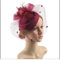 ราคา HE1SHANE ผู้หญิง ย้อนยุค ดอกไม้ ตาข่าย Sinamay ขนนก กิ๊บติดผม หมวก fascinators ที่คาดผม หมวก fedoras (22432745138)