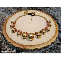 ราคา สร้อยข้อเท้ากระพรวนทองเหลืองน่ารัก สร้อยข้อเท้าเส้นเล็กๆ (22736790482)