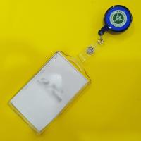 ราคา สายคล้องคอ สายคล้องบัตร โยโย่ห้อยบัตร โยโย่ติดบัตร สายคล้องบัตรพนักงาน โยโย่ สาธารณสุข 1 ชุด สีฟ้า (7466475129)