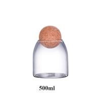 ราคา Happy home โหลแก้วเก็บชา กาแฟ น้ําตาล พร้อมจุกไม้คอร์ก (21920278313)