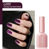 ราคา ยาทาเล็บเจลแคทอาย L013 สีม่วง Cats Eye กลิตเตอร์แน่น เล่นแสง ดึงสีง่าย 10 ml (22557879829)