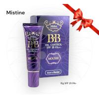 ราคา มิสทีน บีบี ออยล์ คอนโทรล เนื้อมูส 15 กรัม MISTINE BB OIL CONTROL MOUSSE 15g (17295063408)