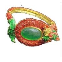 ราคา กำไลพญานาค แบบลงยา ตะขอแบบหนีบ ขนาด18cm พร้อมส่งจ้า (13755099622)