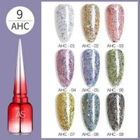 ราคา สีเจล As 15ml ฝาแหลม โทนกากเพชร AHC 01 09 (2720982360)