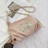 ราคา GF1901 กระเป๋าสะพายไหล่ อัดพีชสไตล์จีน สายปรับสั้นยาวได้ พร้อมส่งจากไทย (22754629408)