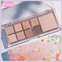 ราคา พาเลทอายแชโดว์ 9 สี เนื้อดินน้ำมัน แมท เนื้อใยไหม ประกายชิมเมอร์ สีสวยมาก พาอายแชโดว์ทาตา บลัชออน Eye Shadow (17797903338)