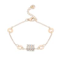 ราคา สร้อยข้อมือ กำไลข้อมือตัวเลขโรมัน เพชร18K แฟชั่น สวมใส่ผู้ชาย ผู้หญิง (21772592891)