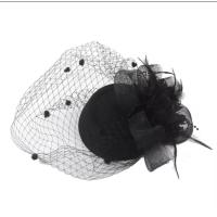 ราคา HE1SHANE ผู้หญิง ย้อนยุค ดอกไม้ ตาข่าย Sinamay ขนนก กิ๊บติดผม หมวก fascinators ที่คาดผม หมวก fedoras (22432745132)