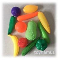 ราคา toynamus ผลไม้จำลอง ของเล่นของเด็ก ชุดผัก ผลไม้ พลาสติกแข็งแรง ไม่คม ไม่บาดมือน้องๆ แน่นอนค่ะ ของเล่นขายของ ของเล่นทำอาหาร (2745182257)