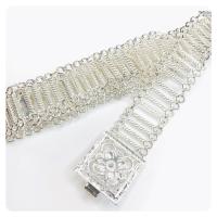 ราคา vintage jewelry เครื่องประดับไทย ชุดไทย เข็มขัดสุภาพสตรี เข็มขัดวินเทจ เข็มขัดสีทอง เข็มขัดทอง เข็มขัดเงิน เข็มขัดเงินสีดำ (7194178967)