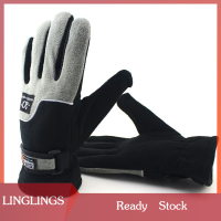 ราคา LINGLINGS 20 ถุงมือขนแกะให้ความอบอุ่นในฤดูหนาวถุงมือกันลมถุงมือหนากันหนาวสำหรับผู้ชายถุงมือเล่นกีฬากันลม (22674916944)