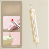 ราคา ที่สนเข็มถอดด้ายแบบ2ใน1 รุ่นใหม่ เครื่องร้อยเข็มอเนกประสงค์แบบใหม่และที่เลาะตะเข็บ 2 in 1 ด้ามจับพลาสติกสำหรับตัดด้าย เครื่องมือเย็บผ้า เย็บปัก (23235332213)