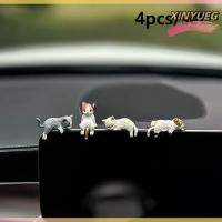 ราคา XINYUEG ของตกแต่งรถยนต์สำหรับแมวนอนหลับ 4ชิ้นตุ๊กตาแมวสุดสร้างสรรค์เครื่องประดับรถยนต์ของเล่นรูปแมวขนาดเล็กของขวัญอุปกรณ์ตกแต่งรถยนต์น่ารัก (22979471424)