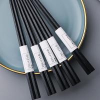 ราคา Homie Home ตะเกียบ ตะเกียบไม้ สีดำ สีไม้ 1 คู่ สำหรับรับประทานอาหาร 1 ชิ้น 5 ชิ้น (23226995810)