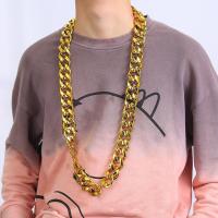 ราคา StylishScape 50 120ซม ขนาดใหญ่สร้อยคอโซ่สีทองขนาดใหญ่สร้อยคอฮิปฮอปโกธิกร็อคตุ้มพลาสติกอุปกรณ์ประกอบฉากสำหรับงานเลี้ยง (23252619045)