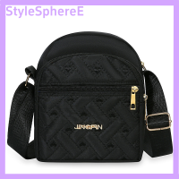 ราคา StyleSphereE กระเป๋าสะพายข้างผ้าใบมีซิปแบบลำลองกระเป๋าช้อปปิ้งน่ารักสำหรับผู้หญิงกระเป๋าผ้าลูกฟูกสะพายไหล่ลายทาง (22509696316)