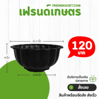 ราคา กระถาง อ่างเลี้ยงปลา อ่างบัว อ่างบัวจีบ 20 21 นิ้ว สีน้ำตาล สีโอ๊ค Bundle 3 ใบ ชิ้น อัน (22859732296)