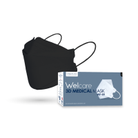 ราคา WELCARE หน้ากากอนามัยทางการแพทย์ 3D WF 99 สีดำ P50 (16472130006)