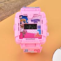 ราคา Kegllect Childrens Electronic LED Watch Cartoon Kid Flip Up Game Console Toy Watches Boy Girl Gift (22257174399)