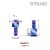 ราคา RTAMO M6x18Lx11s 1 0P Gr5ไทเทเนียมหัวดิสก์ไหล่ประเภท Fender Mud Guard body Bolt เหมาะกับ Yamaha Nmax155ขายโดย1ชิ้น (15290062686)