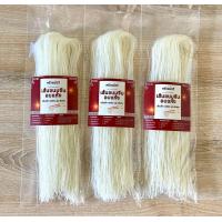 ราคา ขนมจีนอบแห้ง 1 ชุด 10 ห่อแถมฟรี 1 ห่อ ขนมจีนแป้งสดครัวแม่ฉวี ขนมจีนอบแห้งเรณูนคร เส้นเล็ก เหนียวนุ่ม S (23265012463)