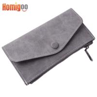 ราคา Homigoo Matteหนังสตรีกระเป๋าซิปกระเป๋าสตางค์วินเทจกระเป๋าสตางค์หญิงการ์ดแฟชั่นผู้ถือโทรศัพท์กระเป๋ากระเป๋าสตางค์ผู้หญิงแบบยาว (17091298053)