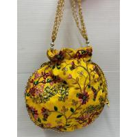 ราคา พร้อมส่ง Indian Potli Bag กระเป๋าคล้องมืออินเดีย กระเป๋าลายปัก Embroidery Bag (22878404996)