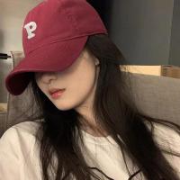 ราคา PING STUDIOS หมวก Cap หมวกแก๊ปสำหรับผู้ใหญ่ รอบหัว 56 60 cm หมวกเบสบอล หมวกแก๊ป ผ้าสีพื้น ปักฟอนต์อักษร P หมวกผู้ชาย หมวกผู้หญิง หมวกแฟชั่น (19410990882)