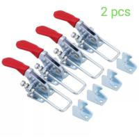 ราคา แคลมป์ท็อกเกิ้ลแคลมป์Hand Tool Metal Holding Capacity Latch Type Toggle Clamp GH 40323 360lbs 2PCS (20724069759)