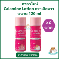 ราคา 2 ขวด คาลาไมน์ Calamine Lotion ตราเสือดาว ขนาด 120 ml ขวดใหญ่ (22183595577)
