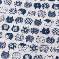 ราคา ผ้าเมตร ผ้าญี่ปุ่น ลินินธรรมชาติ ลายแมวญี่ปุ่น สำหรับทำกระเป๋า ผ้าม่าน ผ้าปูโต๊ะ งานฝีมือต่างๆ หน้ากว้าง 150 ซม ราคาต่อหลา (21970403092)