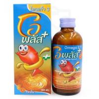 ราคา โอพลัส ส้ม Oplus โอเมก้า3 น้ำมันปลา รสส้ม บำรุงสมองvitamin A B C D E 120 ml ขวด 120 มล (16618071385)