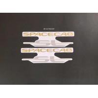 ราคา สติ๊กเกอร์ SPACECAB SL ขีดกลาง ติดกระจกแคปรถ ISUZU ปี96 ราคาต่อคู่ (3764192456)