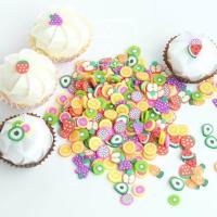 ราคา ผลไม้ตกแต่งคัพเค้ก เหรียญโปรยทาน ขนาด mini คละแบบ 200 ชิ้น (944630456)