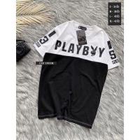 ราคา พร้อมส่ง เสื้อยืดเพย์บอย playboy งานสกรีน ดีเทล2สี (17348916848)