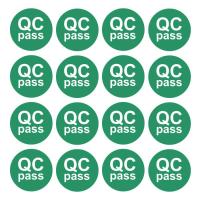 ราคา 1000 ดวง สติ๊กเกอร์ QC Pass No QC Pass สีเขียว สีแดง วงกลม ขนาด 1 2 ซม P1106 P1015 P1023 P1008 PackingDD (10228232899)