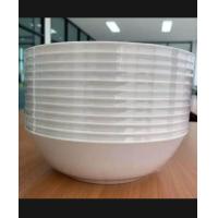 ราคา ชามกลม ชามก๋วยเตี๋ยวABS 7นิ้ว แบ่งขาย 6ใบหรือยกโหล12ใบ (12400800123)