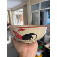ราคา ชามทรงกลม ชามตราไก่ แบบ กลม ขนาด 7 5 นิ้ว และ 6 5 นิ้ว ลายไก่ชบา (18799939624)