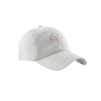 ราคา หมวกเบสบอล ของแท้เกาหลีInsปักโบว์Soft Topผู้หญิงหมวกเบสบอลแก๊ป (22810015013)